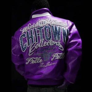 Pelle Pelle Chi Town MB 1978 Purple Jacket