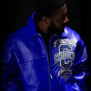 Pelle Pelle Chi Town MB 1978 Royal Blue Jacket