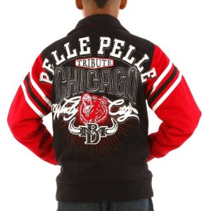 Pelle Pelle Chicago Tribute MB 1837 Black Kids Jacket