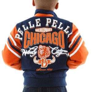 Pelle Pelle Chicago Tribute MB 1837 Navy Blue Kids Jacket