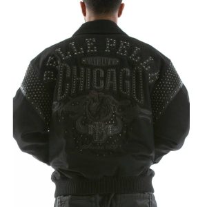 Pelle Pelle Chicago Tribute MB 1837 Black Men Jacket