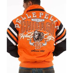 Pelle Pelle Chicago Tribute MB 1978 Orange Wool Jacket