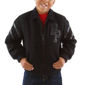Pelle Pelle Chicago Tribute MB 1837 Boys Black Jacket