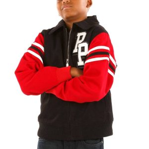 Pelle Pelle Chicago Tribute MB 1837 Black Kids Jacket