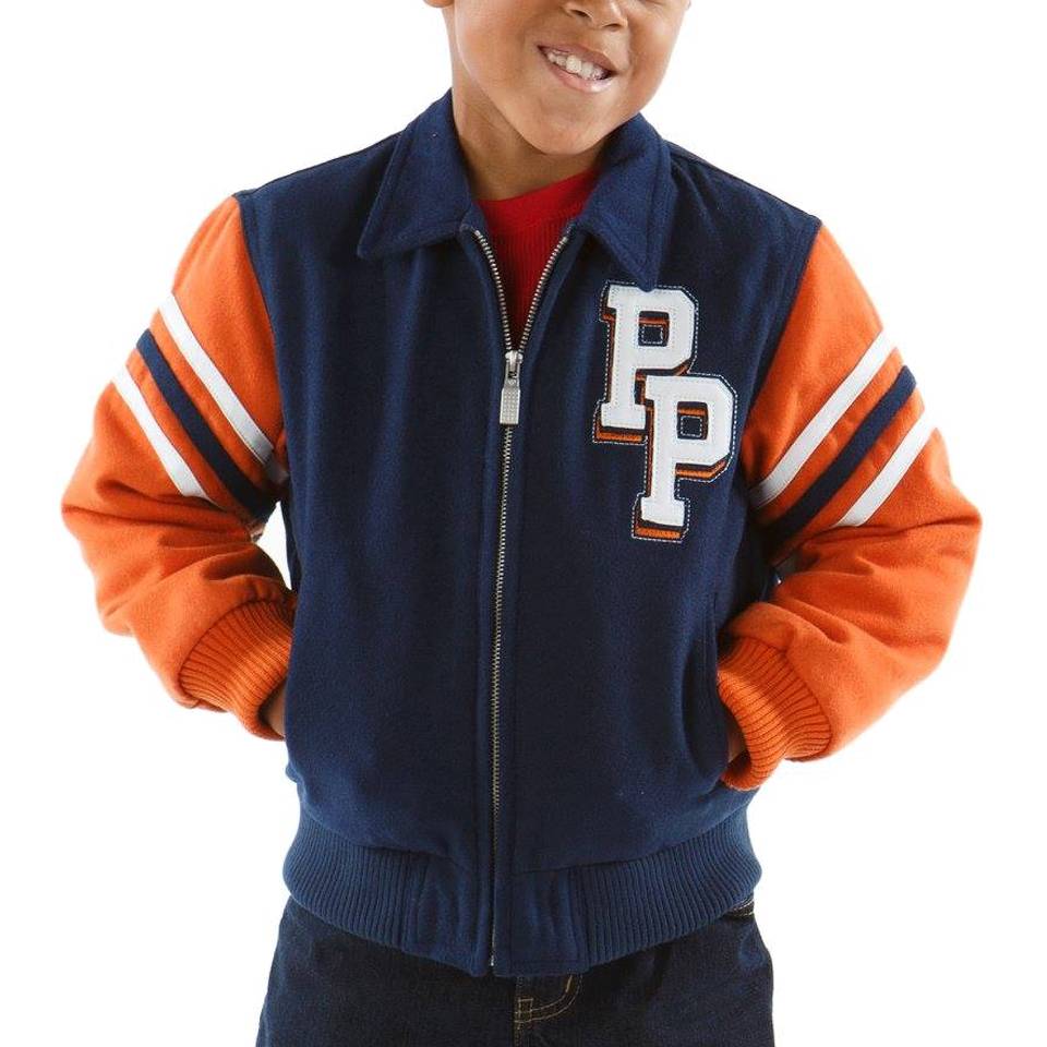 Pelle Pelle Chicago Tribute MB 1837 Navy Blue Kids Jacket