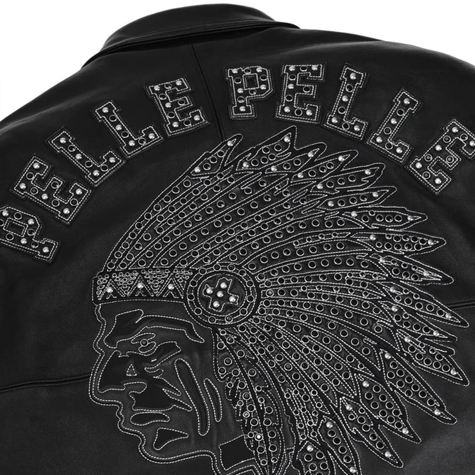 Pelle Pelle Chief Keef Renegades Black Genuine Leather Jacket