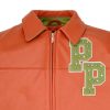 Pelle Pelle Chief Keef Renegades Orange and Green Leather Jacket