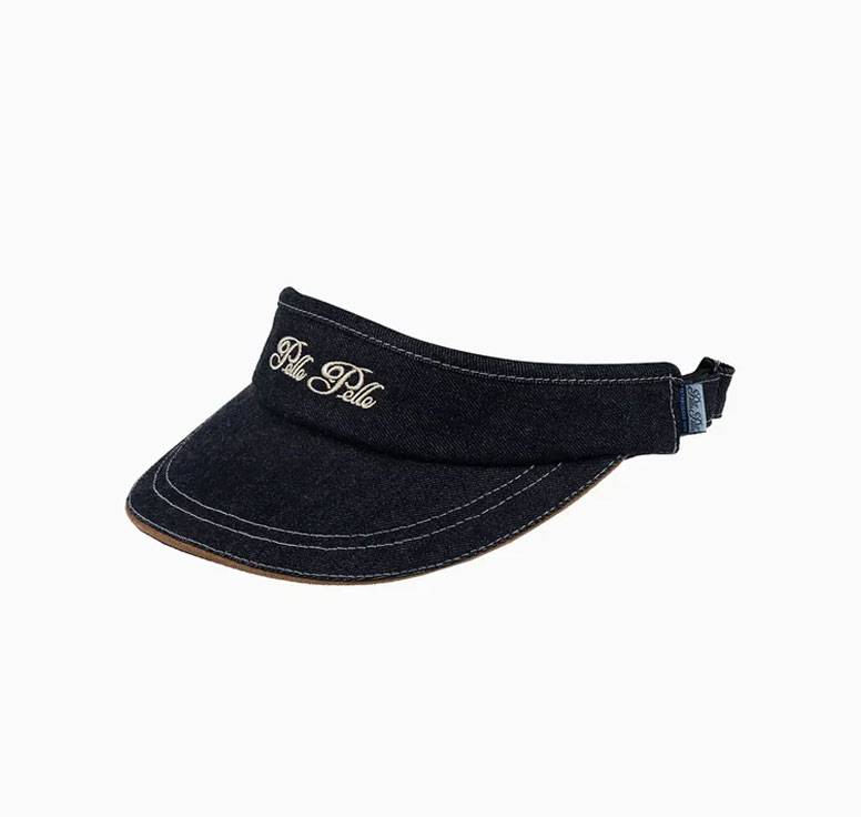 Pelle Pelle Classic Black Denim Visor