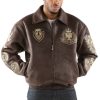 Pelle Pelle Coat of Arms Dark Brown Leather Jacket
