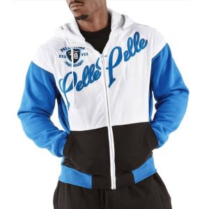 Pelle Pelle Colorblocked In Medium Blue Tracksuit