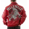 Pelle Pelle Come Out Tiger 1978 MB Red Leather Jacket