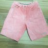 Pelle Pelle Coral Pink Denim Baggy Jeans Jorts
