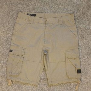 Pelle Pelle Crossfit Drawstrings Cargo Beige Shorts