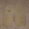 Pelle Pelle Crossfit Drawstrings Cargo Beige Shorts For Men