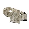 Pelle Pelle Crystal Diamonds Buckle Leather Belt