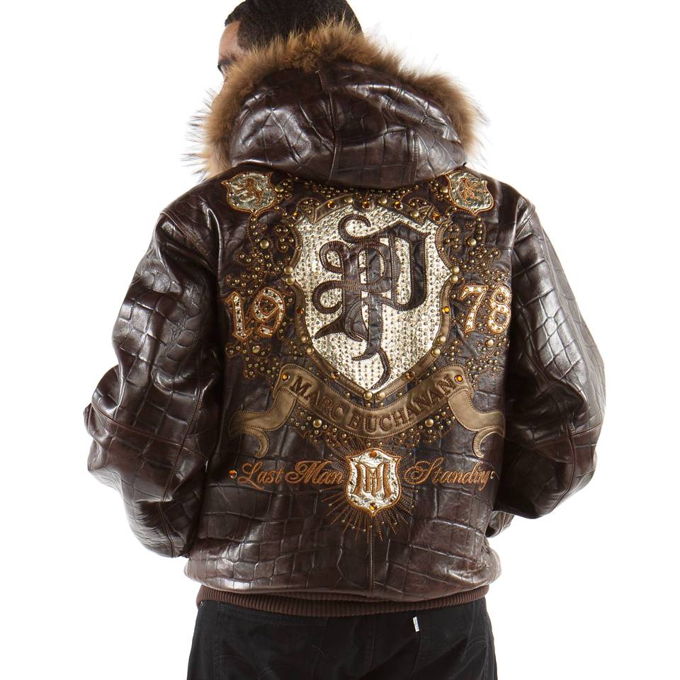 Pelle Pelle Dark Brown Last Man Standing MB 1978 Fur Hood Leather Jacket
