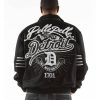 Pelle Pelle Detroit Motor City 1701 Black Wool Jacket