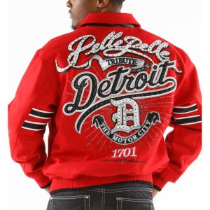 Pelle Pelle Detroit Motor City 1701 Red Jacket