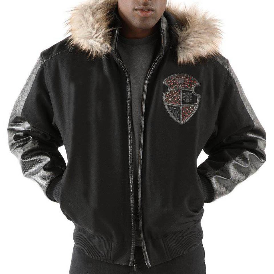 Pelle Pelle Dynasty MB 1978 Black Fur Hood Jacket