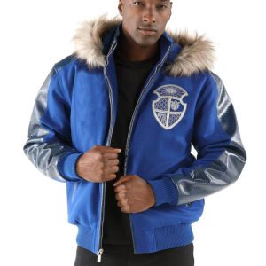 Pelle Pelle Dynasty MB 1978 Blue Fur Hood Jacket