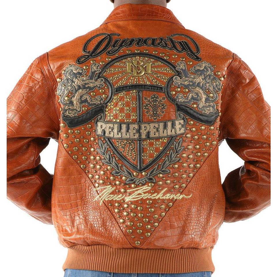 Pelle Pelle Dynasty Marc Buchanan 1978 Brown Leather Jacket