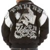 Pelle Pelle Empire with Victory Come Glory Black Jacket For Men's