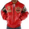 Pelle Pelle Empire with Victory Come Glory Red Jacket