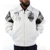 Pelle Pelle Empire with Victory Come Glory White Jacket