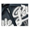 Pelle Pelle Encrusted Navy Blue Varsity Leather Jacket