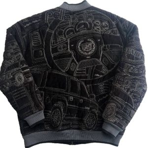 Pelle Pelle Escalade Black Bomber Leather Jacket