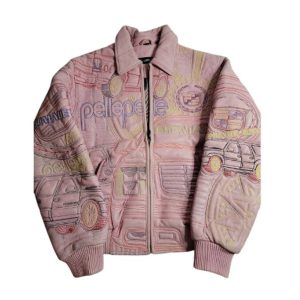 Pelle Pelle Escalade Pink Bomber Jacket