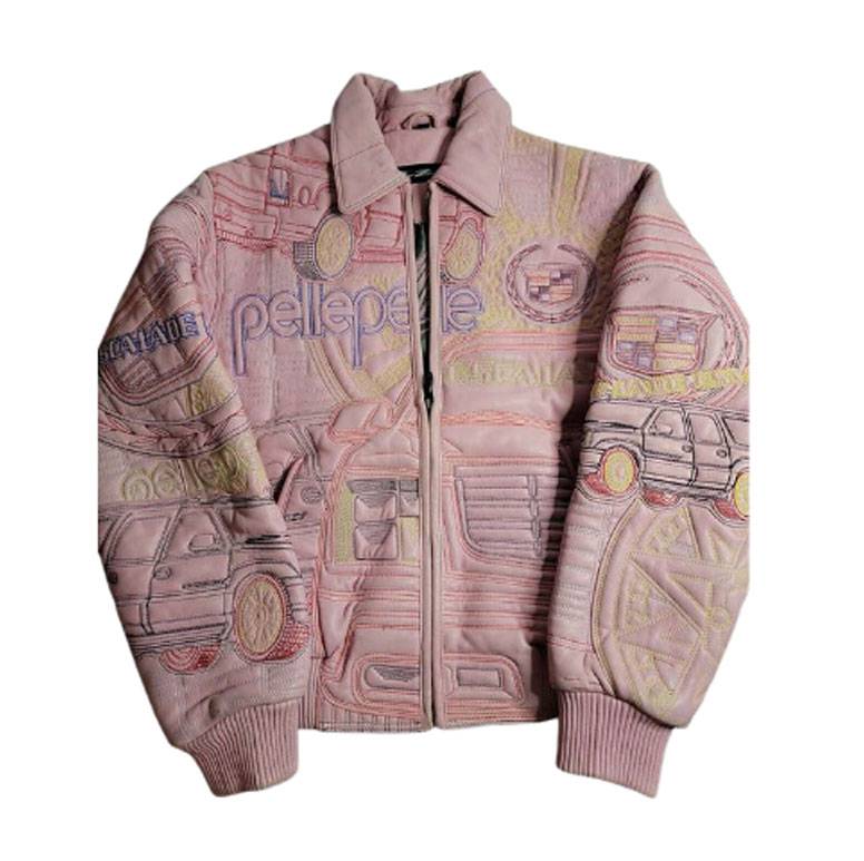 Pelle Pelle Escalade Pink Bomber Jacket