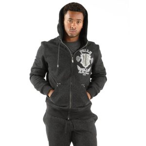 Pelle Pelle Eye on Prize 1978 Black Warm Up Tracksuit