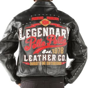 Pelle Pelle Forever Fearless 1978 Black Leather Jacket