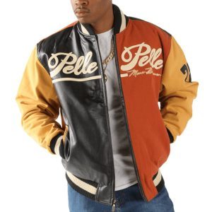Pelle Pelle Forever Fearless MB 1978 Yellow Varsity Jacket