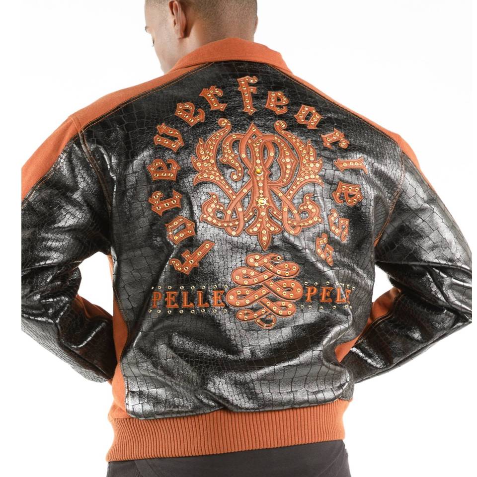 Pelle Pelle Forever Fearless Orange Wool Jacket