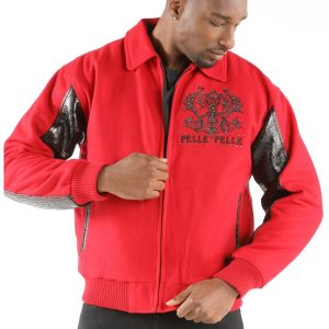 Pelle Pelle Forever Fearless Red Jacket