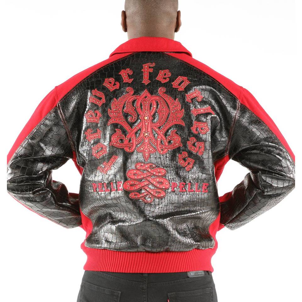 Pelle Pelle Forever Fearless Red Wool Jacket