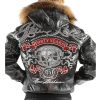 Pelle Pelle Forty Years MB Black Fur Hood Leather Jacket