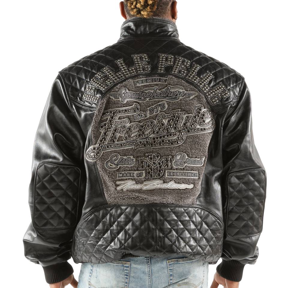 Pelle Pelle Freestyle 1978 Black Leather Jacket