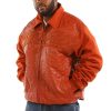 Pelle Pelle Gator Quilt Orange Jacket