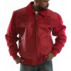 Pelle Pelle Gator Quilt Red Jacket