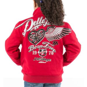 Pelle Pelle Girls Born Free 1978 Red Jacket