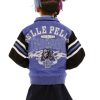 Pelle Pelle Girls Chicago Tribute MB 1837 Purple Wool Jacket