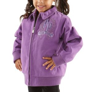 Pelle Pelle Girls Live Like a Queen Lavender Jacket