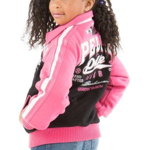 Pelle Pelle Girls MB Throwback Pink Jacket