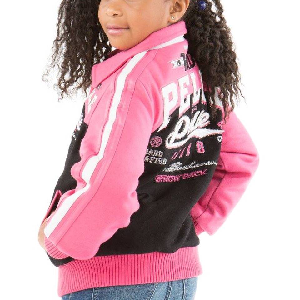 Pelle Pelle Girls MB Throwback Pink Jacket