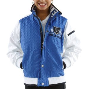 Pelle Pelle Girls Super Sport 1978 Blue Jacket