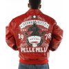 Pelle Pelle Grand Master Supreme Dynasty 1978 Red Leather Jacket
