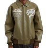 Pelle Pelle Greatest Of All Time 1978 Olive Green Leather Jacket